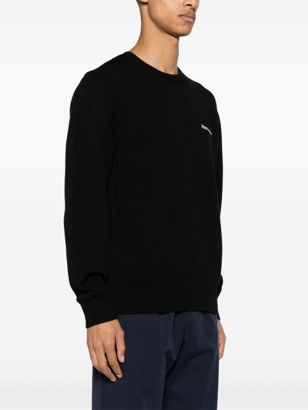 Black cotton sweater