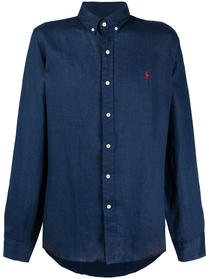 Camicia blu navy bottondown