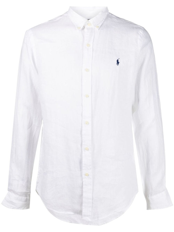 White button-down shirt