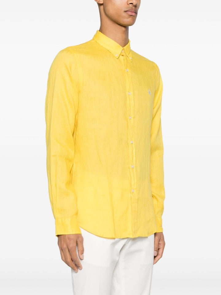 Camicia gialla bottondown
