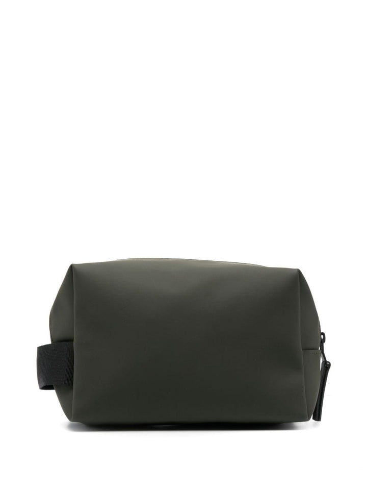 Green clutch bag