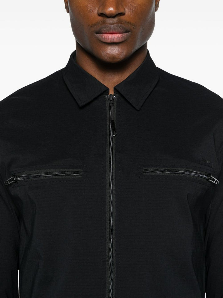 Tomar black shirt jacket