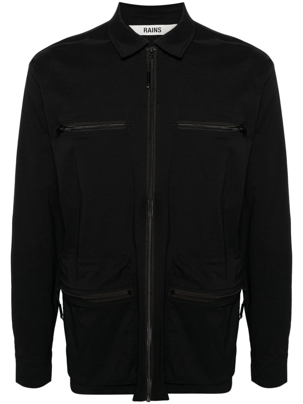 Tomar black shirt jacket