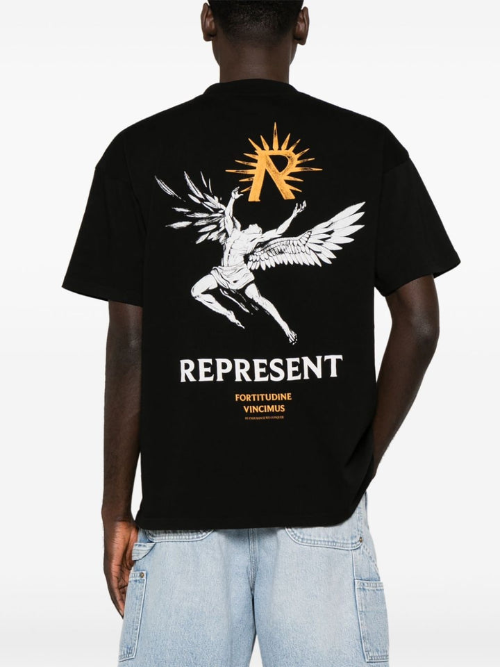 T-shirt nera Icarus