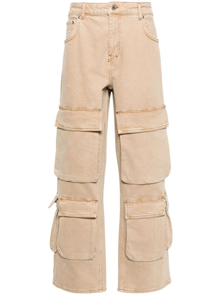 Sand cargo trousers