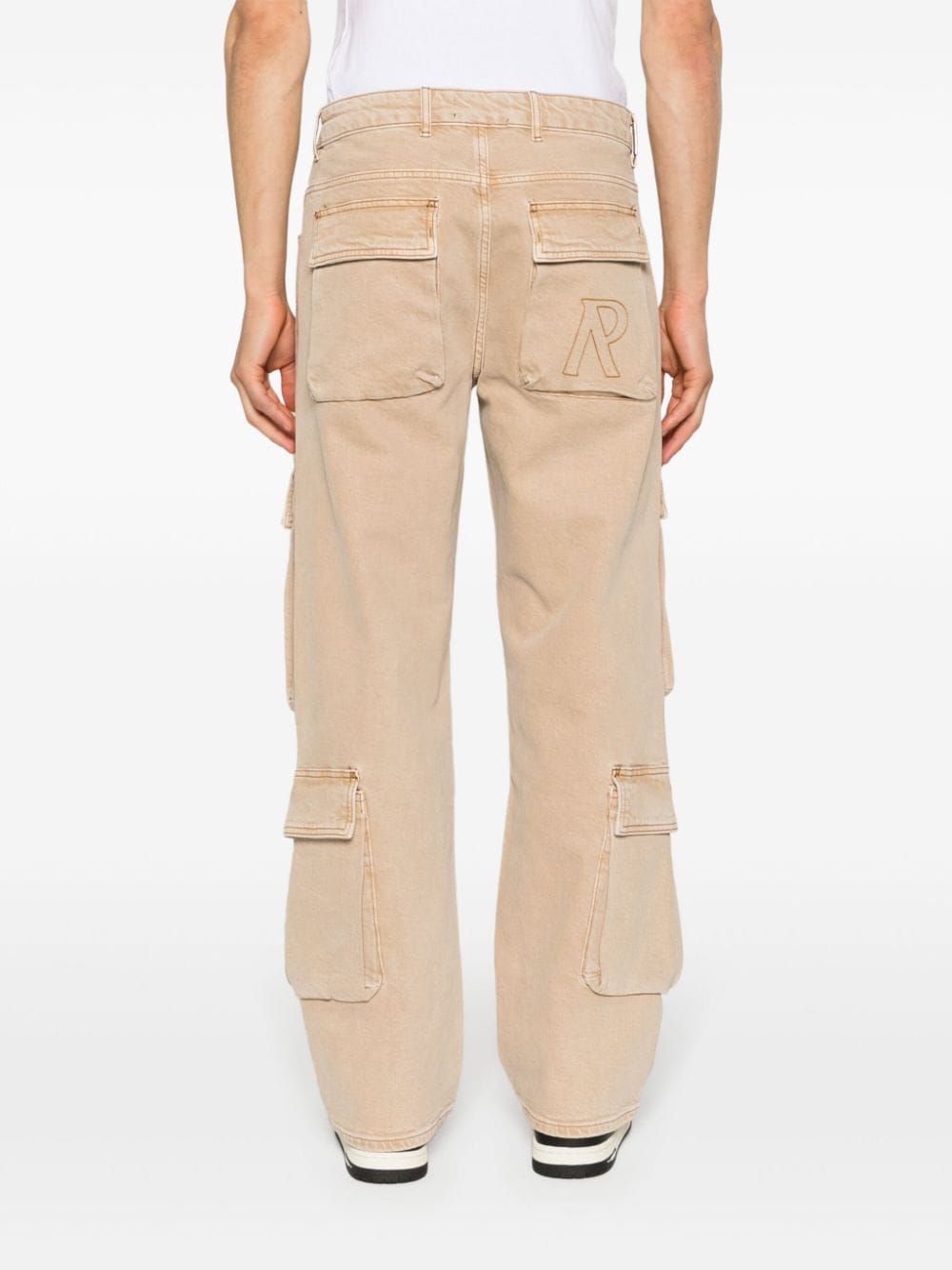 Sand cargo trousers
