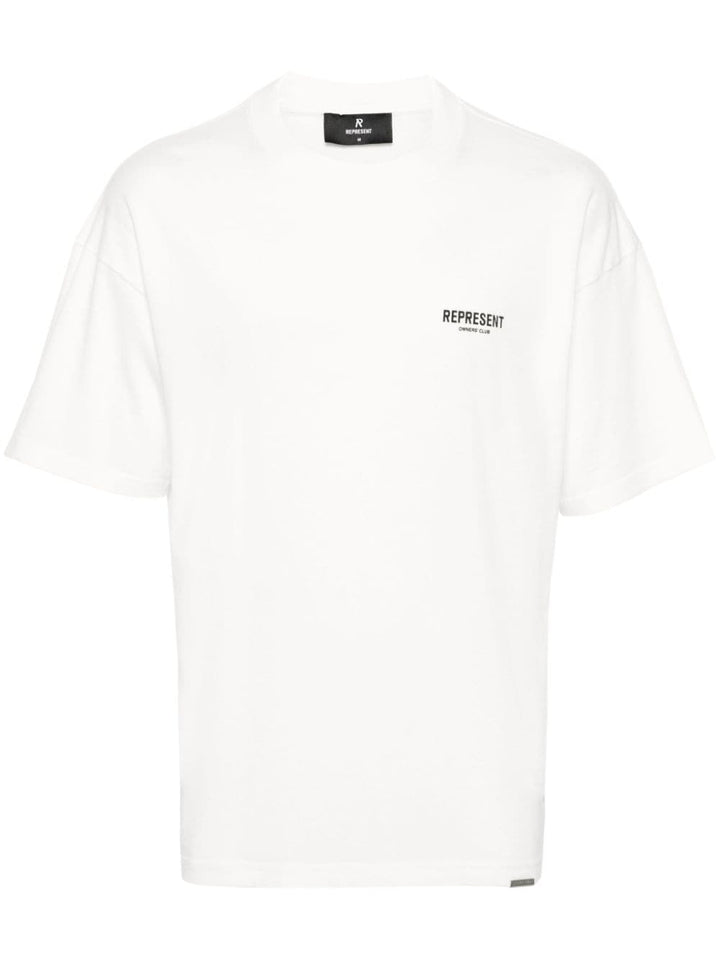 T-shirt blanc du club des propriétaires