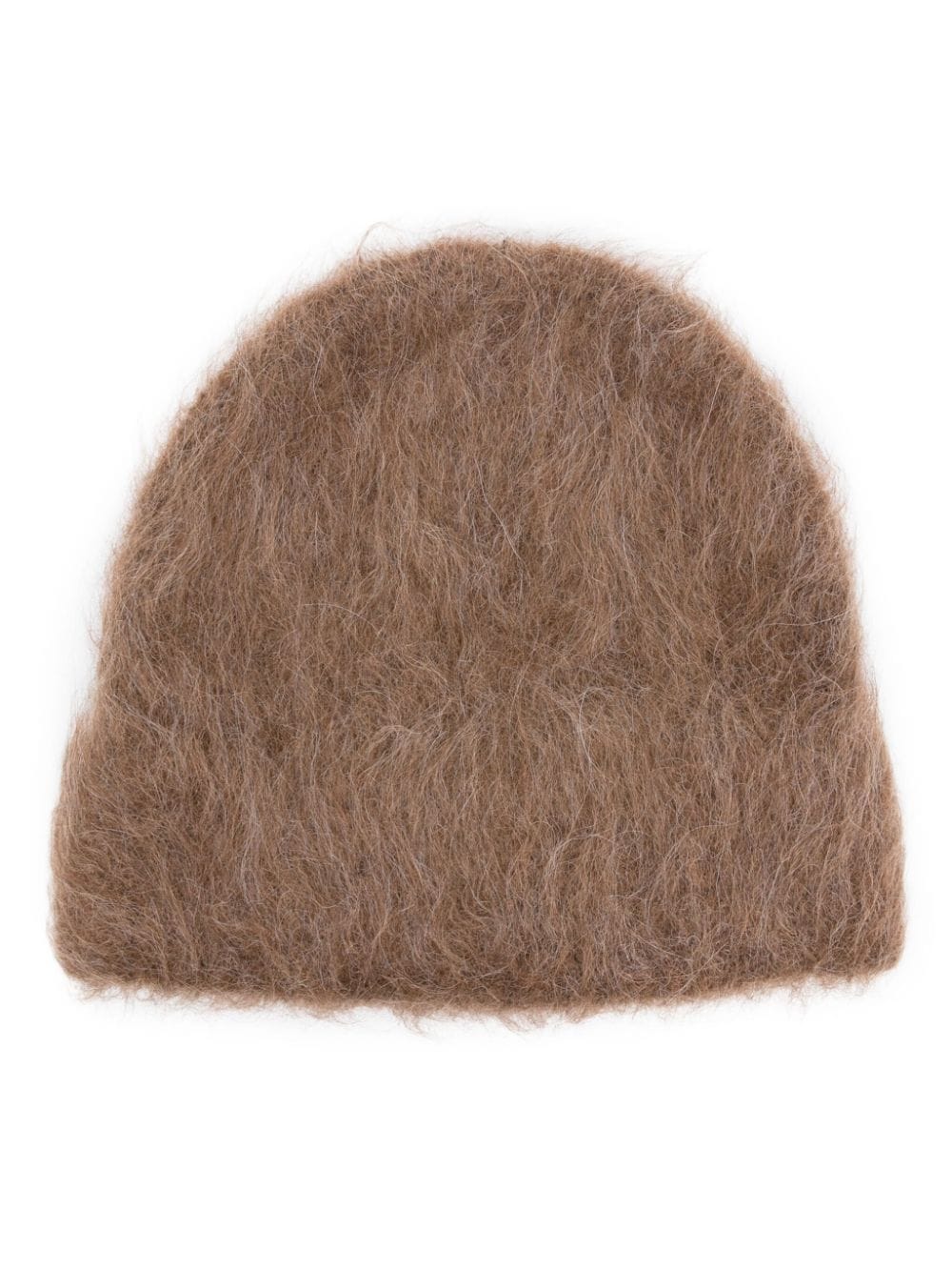 Beige alpaca hat