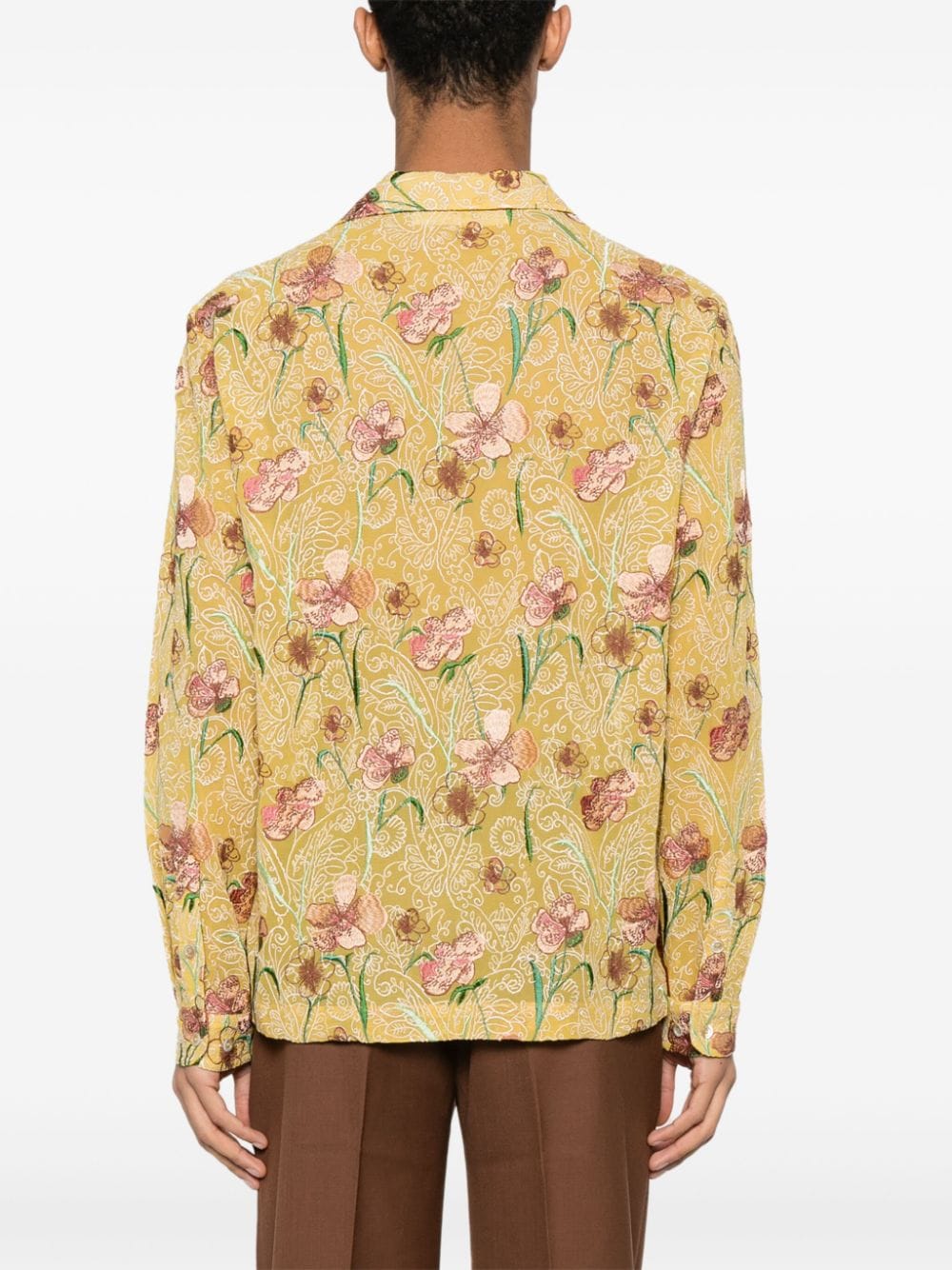 Ripley yellow floral shirt