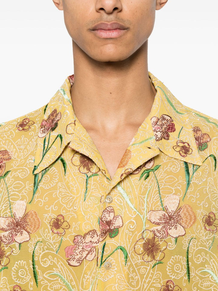 Ripley yellow floral shirt