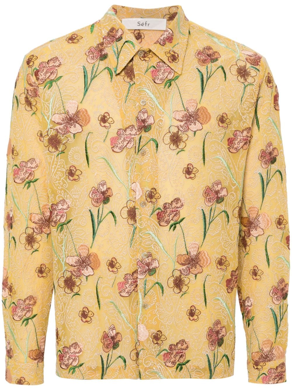 Ripley yellow floral shirt