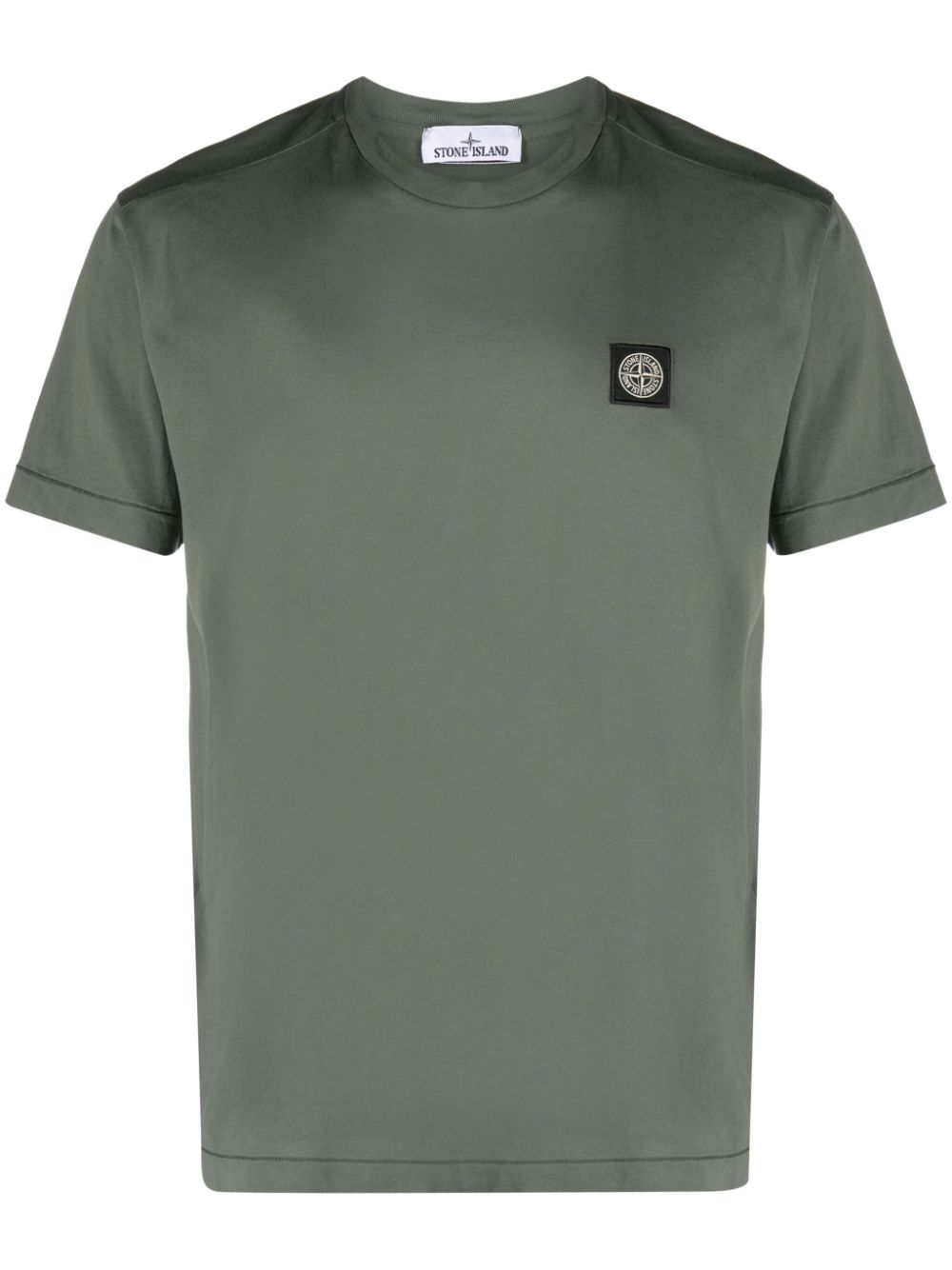 Green logo patch t-shirt
