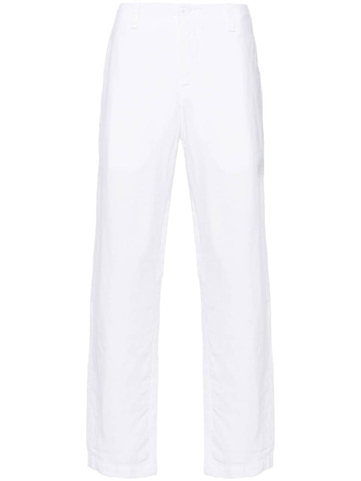 Pantalone Chino bianco in lino