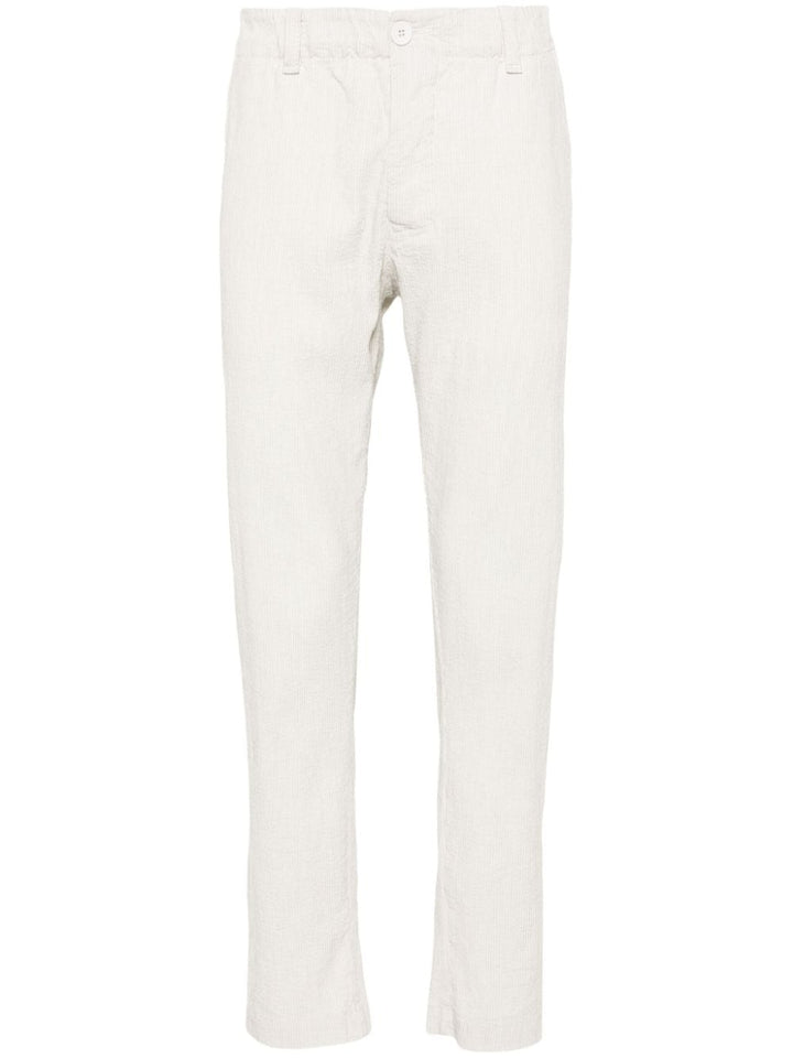 Pantalone chino bianco a righe