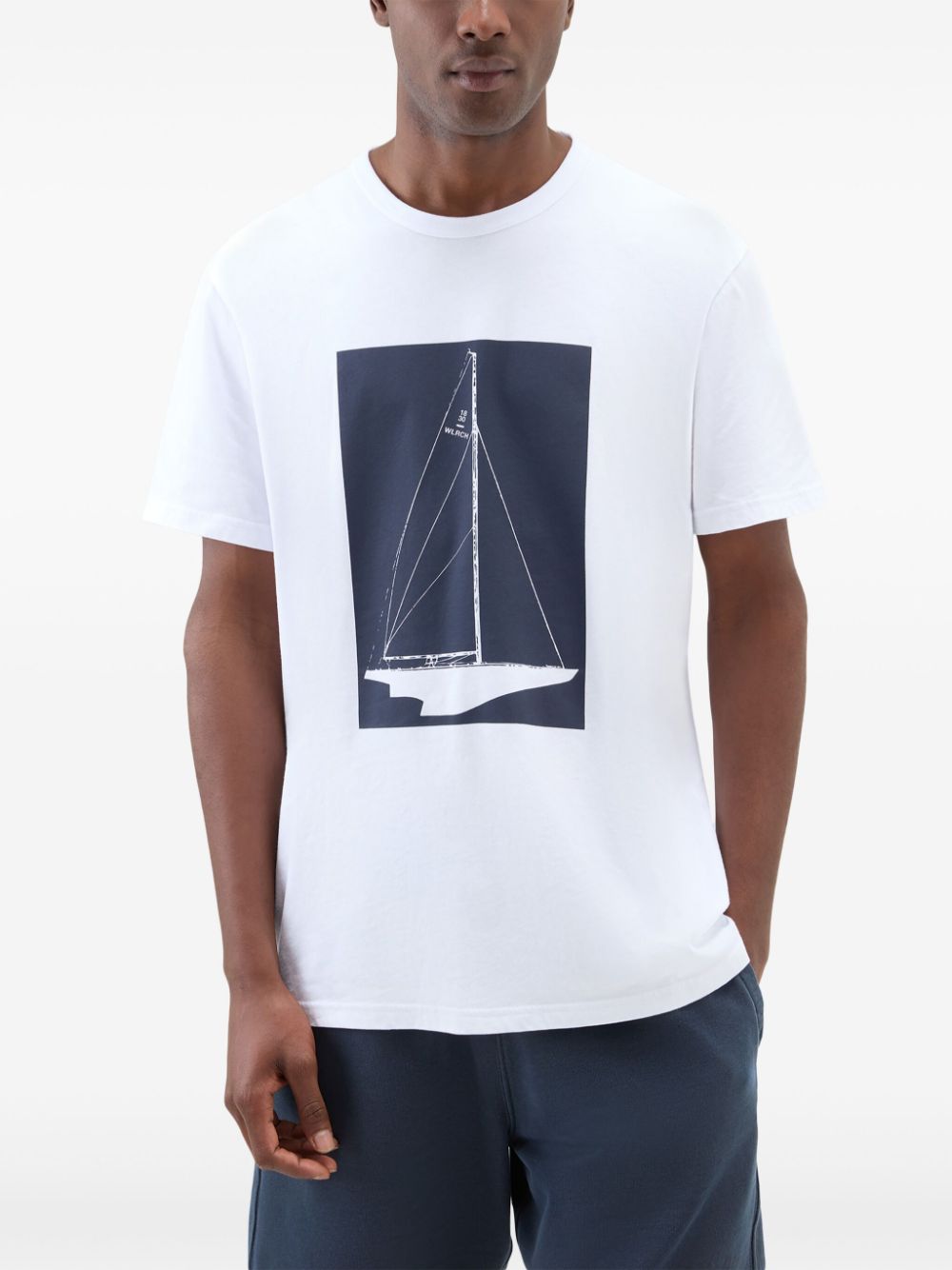 White boat t-shirt