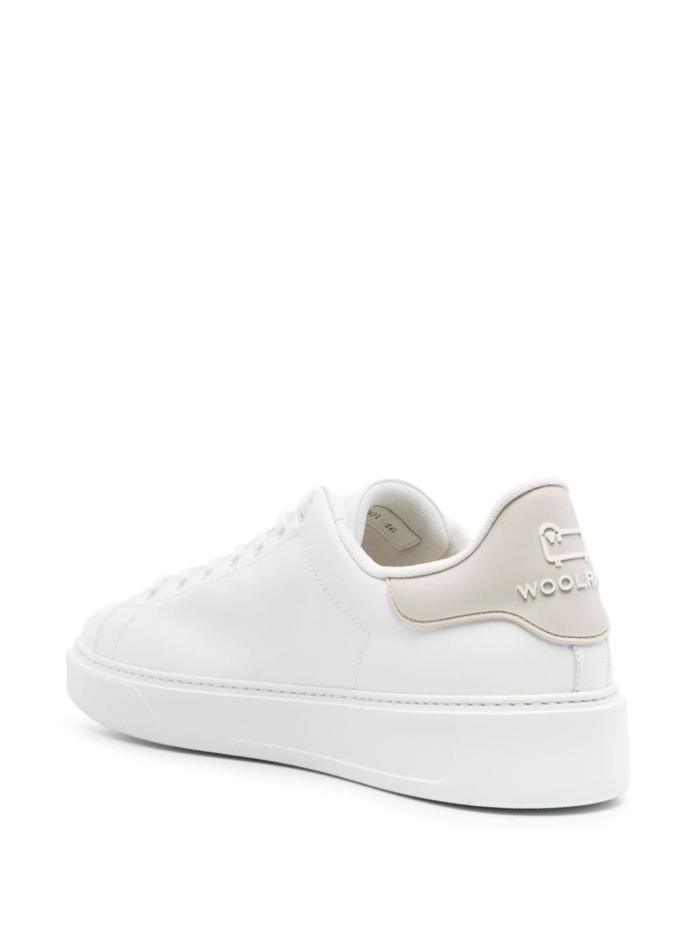 Sneaker bianca e beige