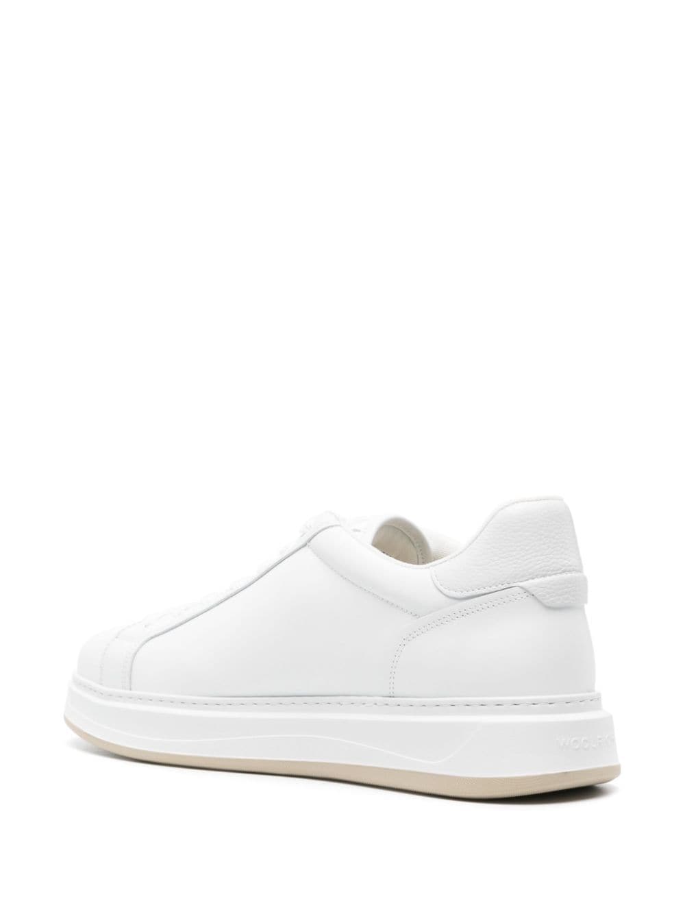 White leather sneakers