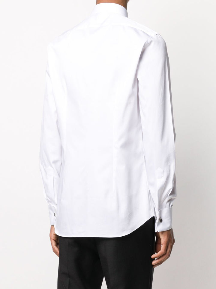 White shirt with cufflinks