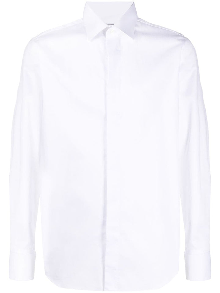 White shirt with cufflinks