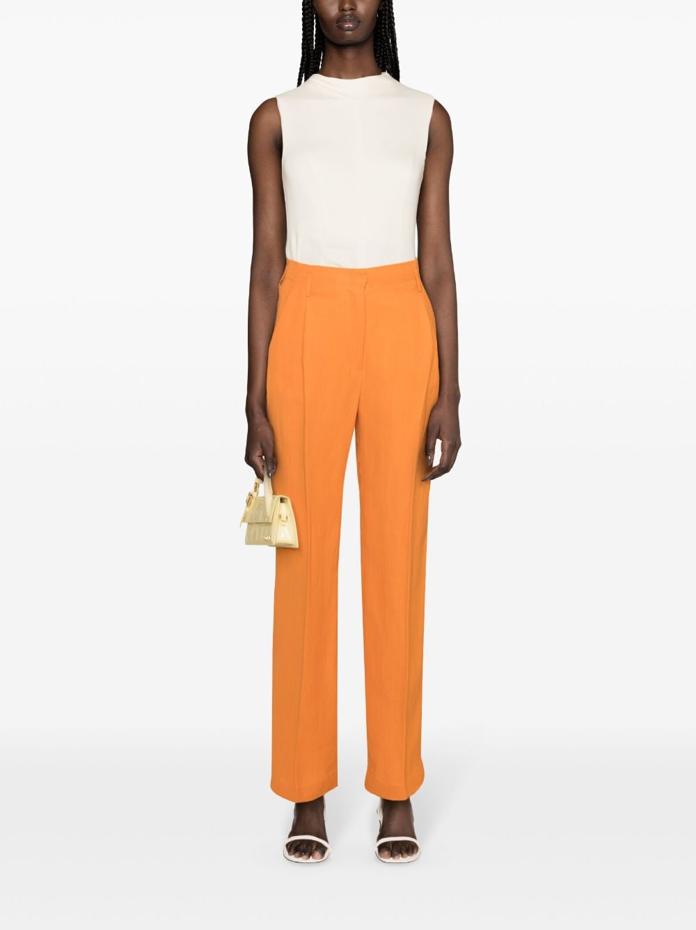 Sanzio straight high-waisted trousers