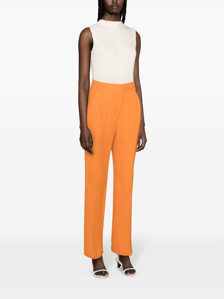 Sanzio straight high-waisted trousers