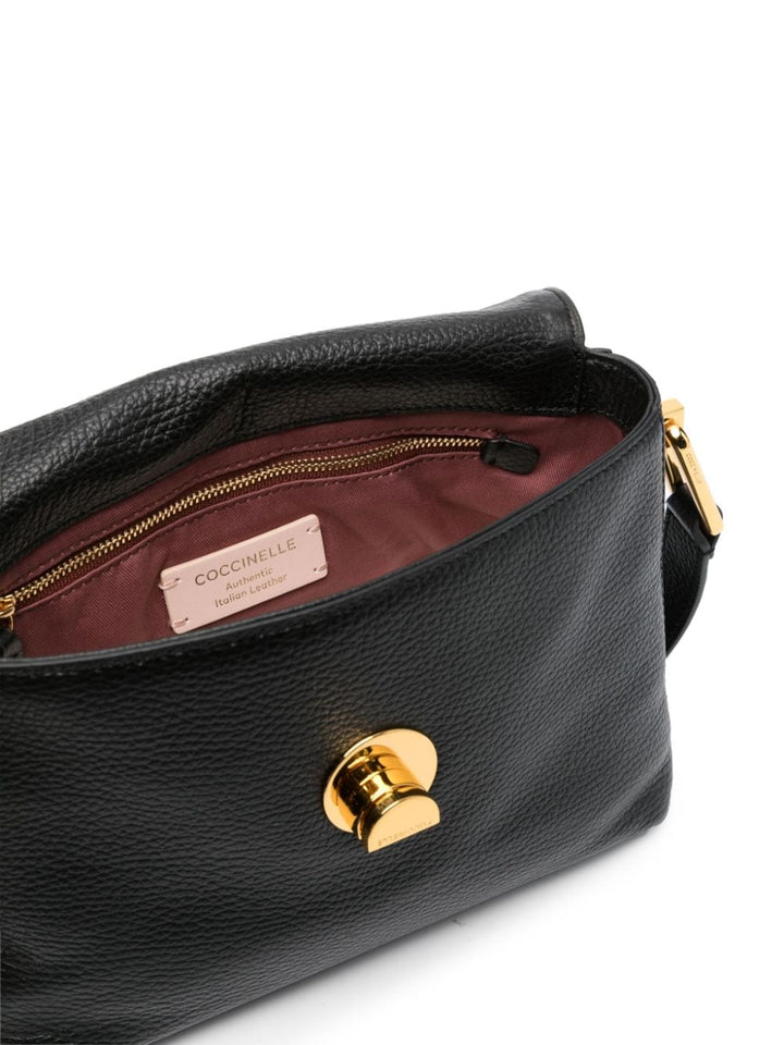 Leather shoulder bag