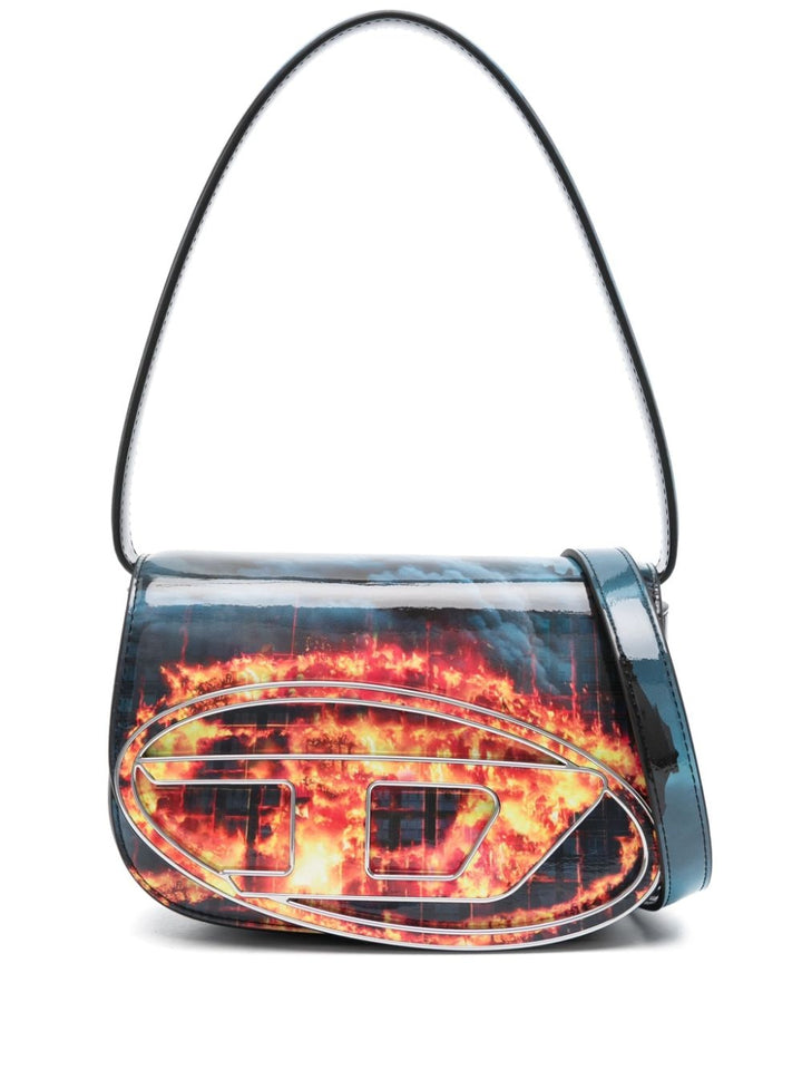 Borsa a spalla in pelle 1DR  di Diesel colore <BR/>