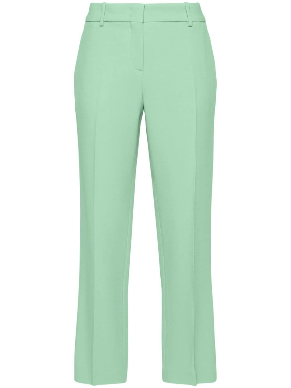 Mid-rise tailored trousers