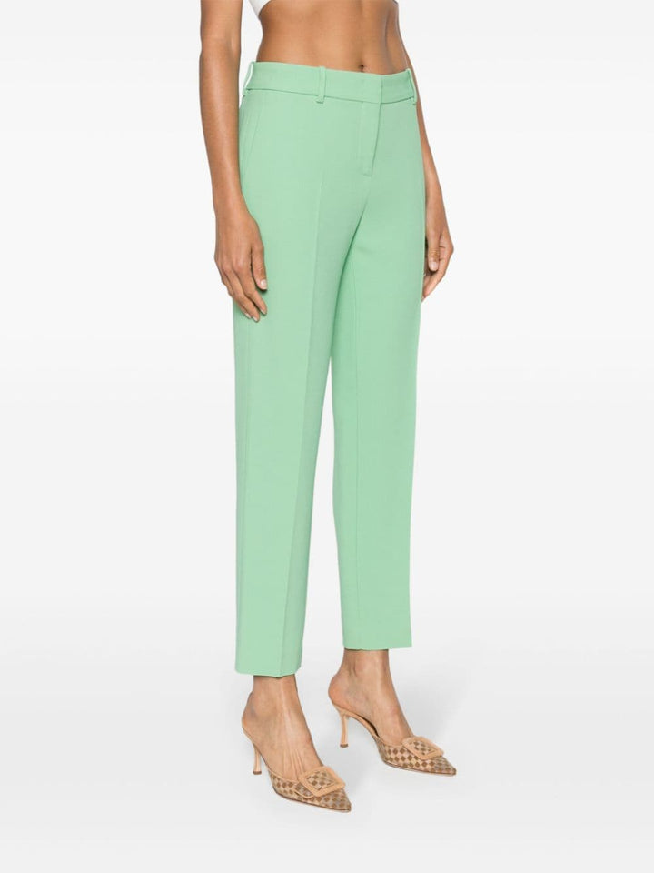 Mid-rise tailored trousers