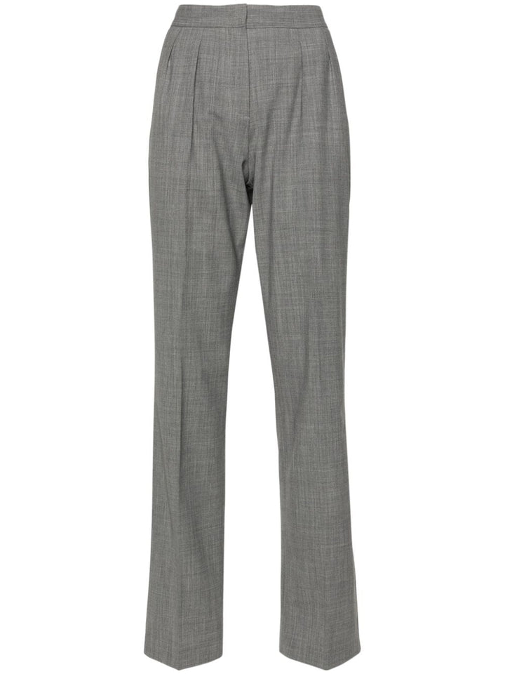 Melange tailored trousers