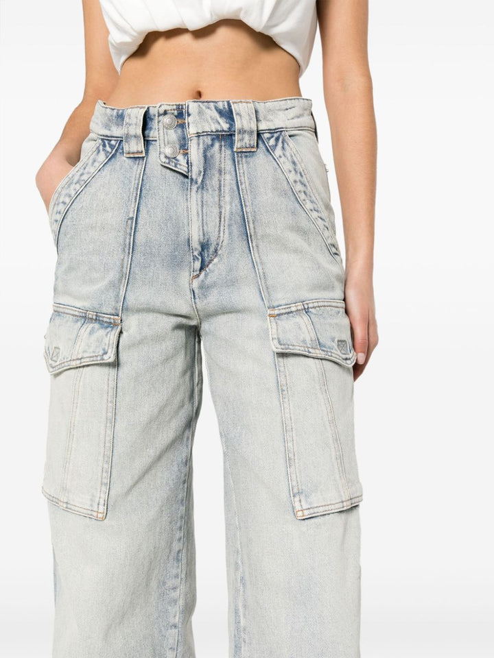 Heilani jeans with lightened effect