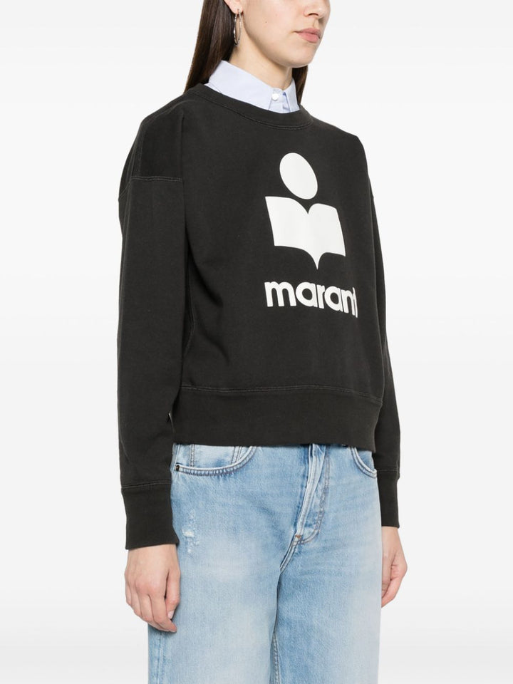 Mobyli sweatshirt with flocked logo