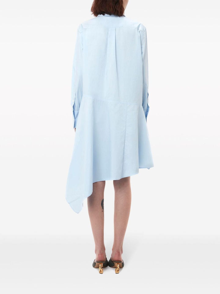 Asymmetrical shirt dress