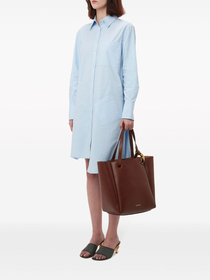 Asymmetrical shirt dress