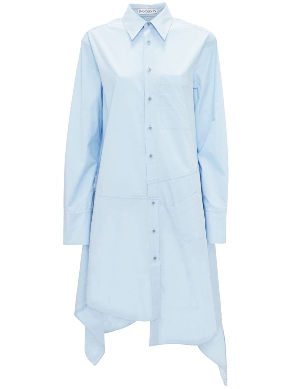 Asymmetrical shirt dress