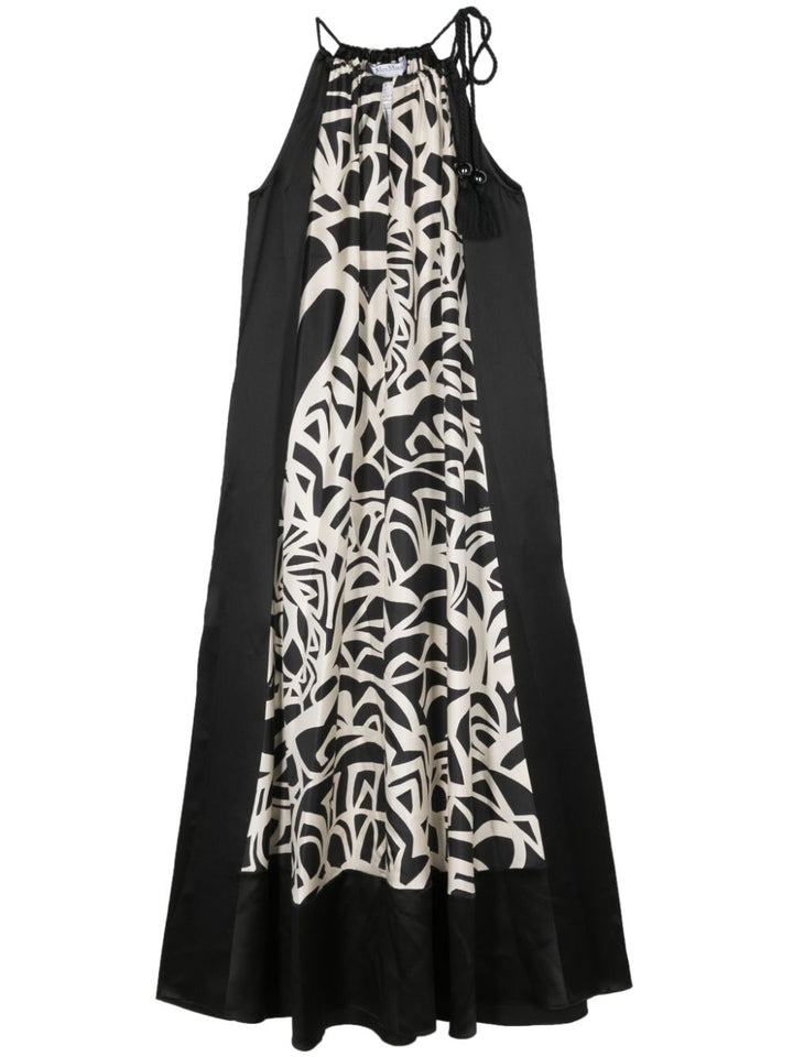 "Licenza" long sleeveless dress