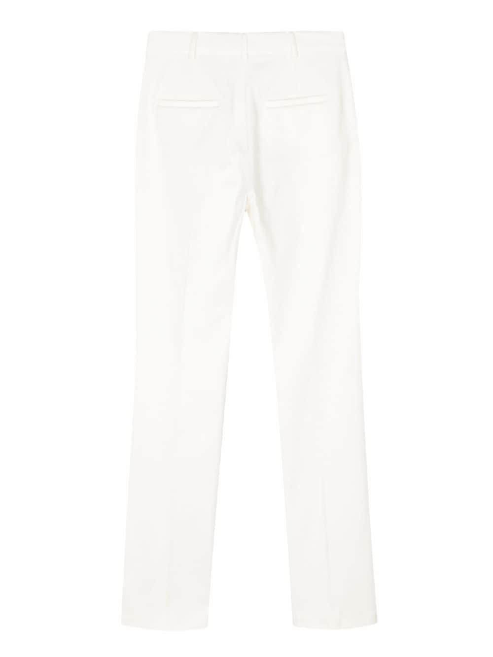 "Pontida" compact jersey trousers