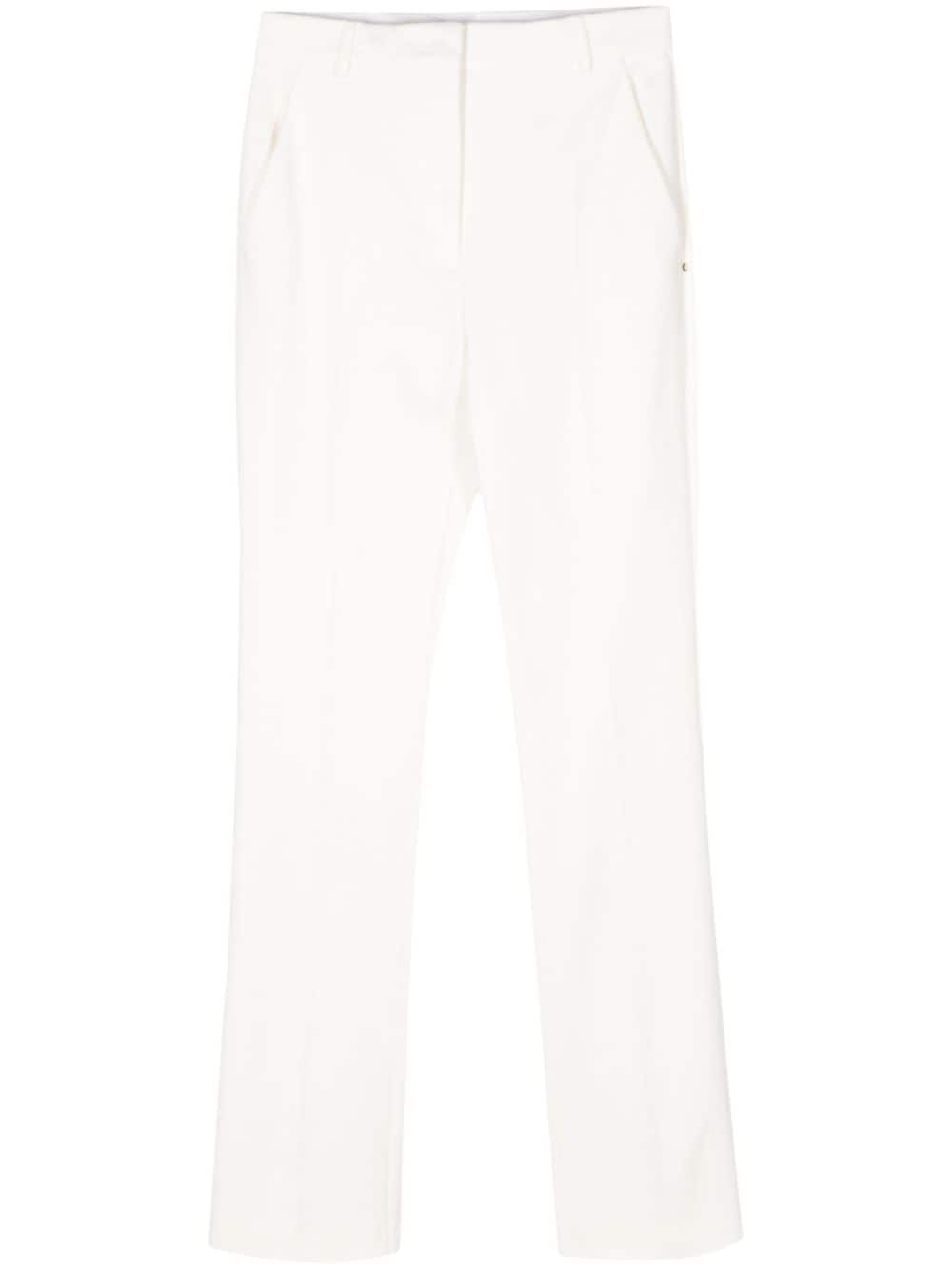 "Pontida" compact jersey trousers