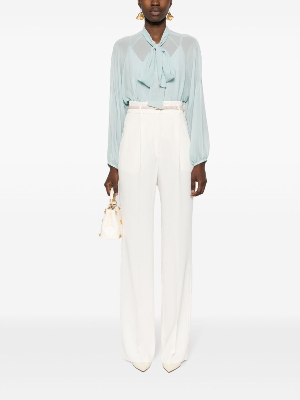 "Lontra" high-waisted trousers