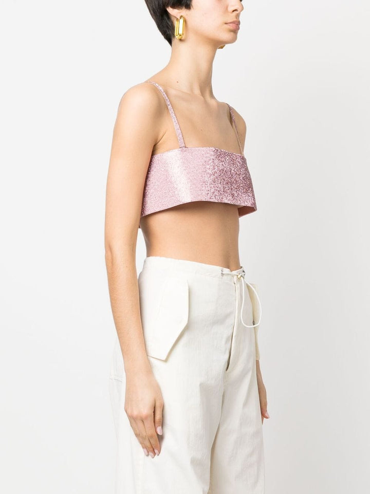 Charlotte top with crystal decoration