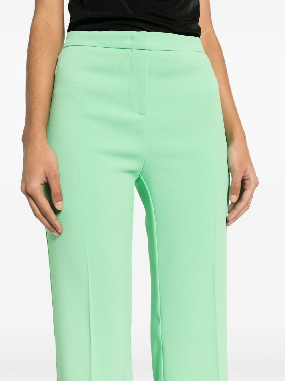 Hulka high-waisted flared trousers