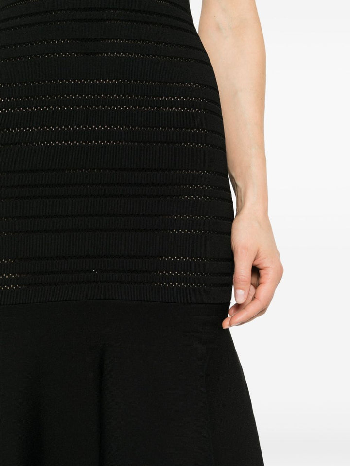 Frame Detail sleeveless dress