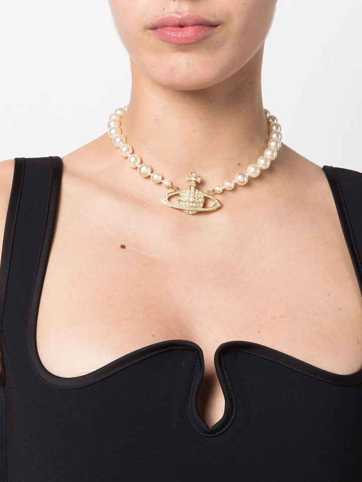 <br>Imogene pearl necklace