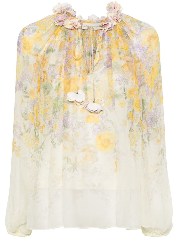 Harmony Billow floral blouse