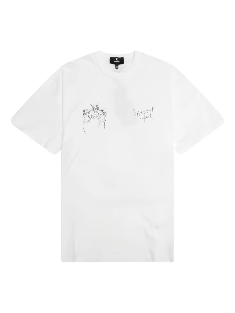 T-shirt Bianca con stampa 
