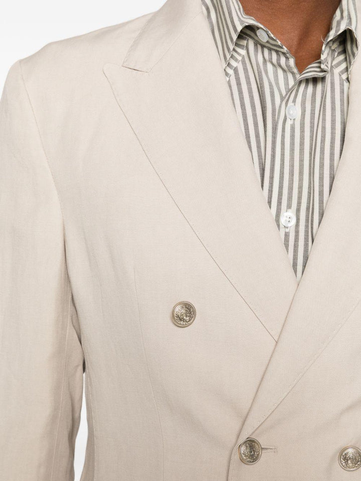 Blazer doppiopetto sabbia 