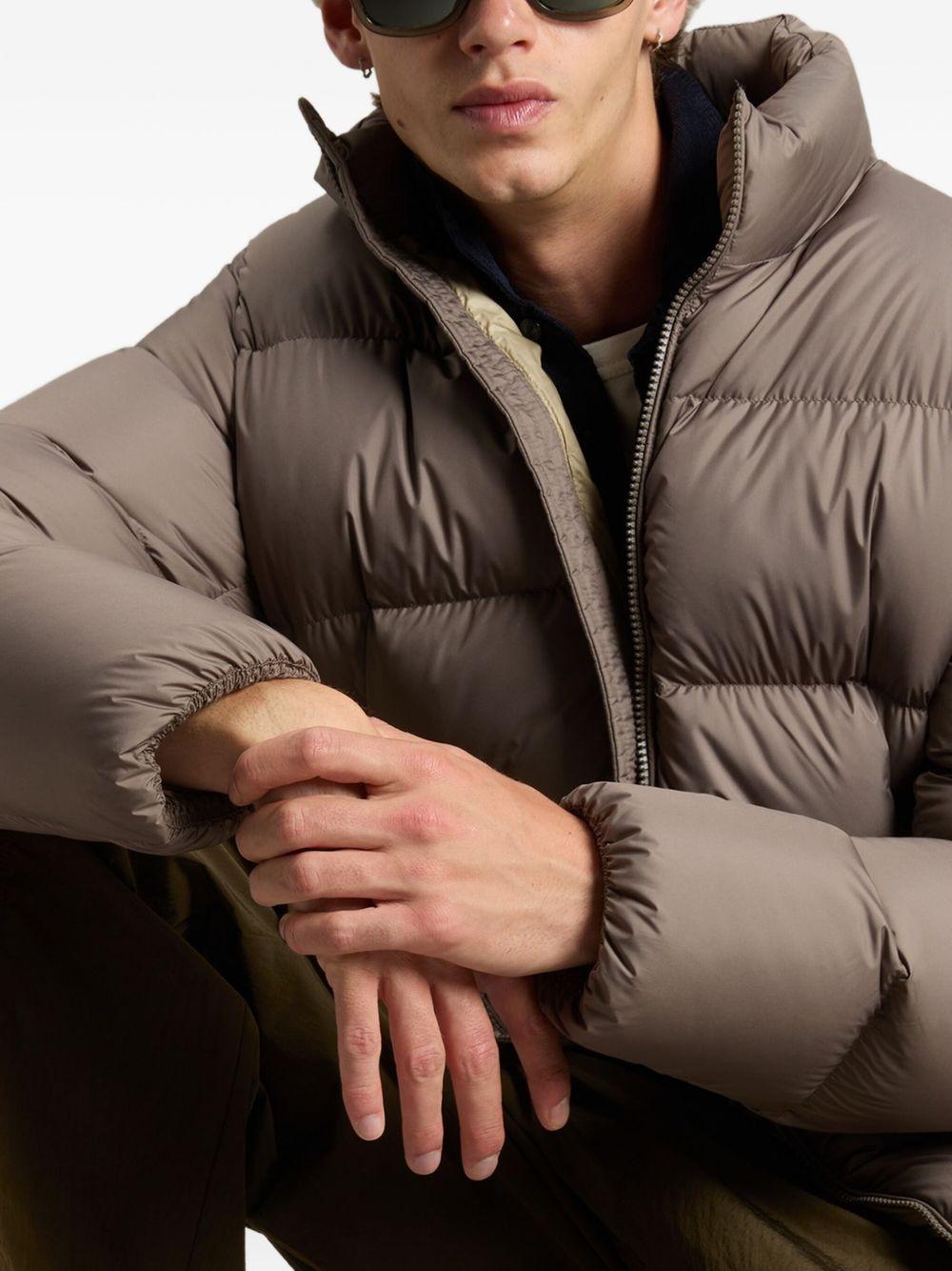 Giacca trapuntata beige 