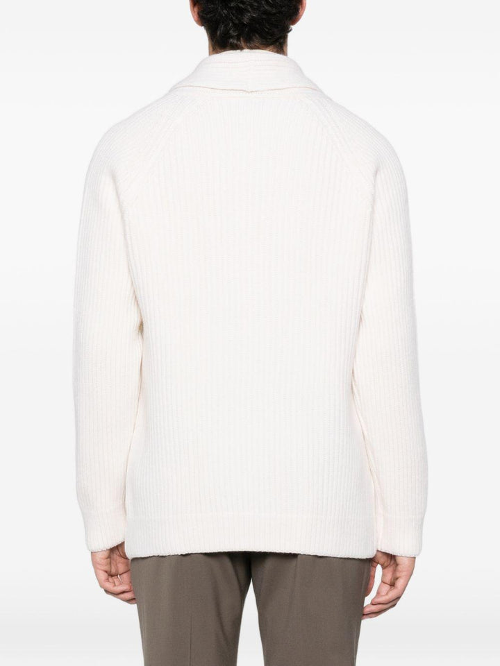 Cardigan doppiopetto bianco 