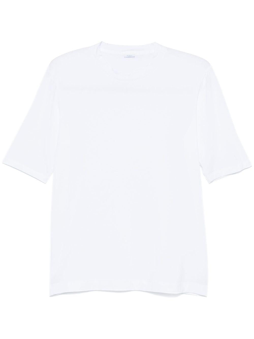 T-shirt girocollo candido 