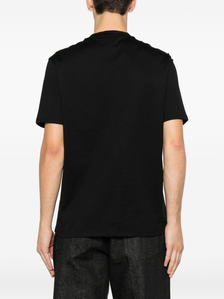 T-shirt con logo nera 